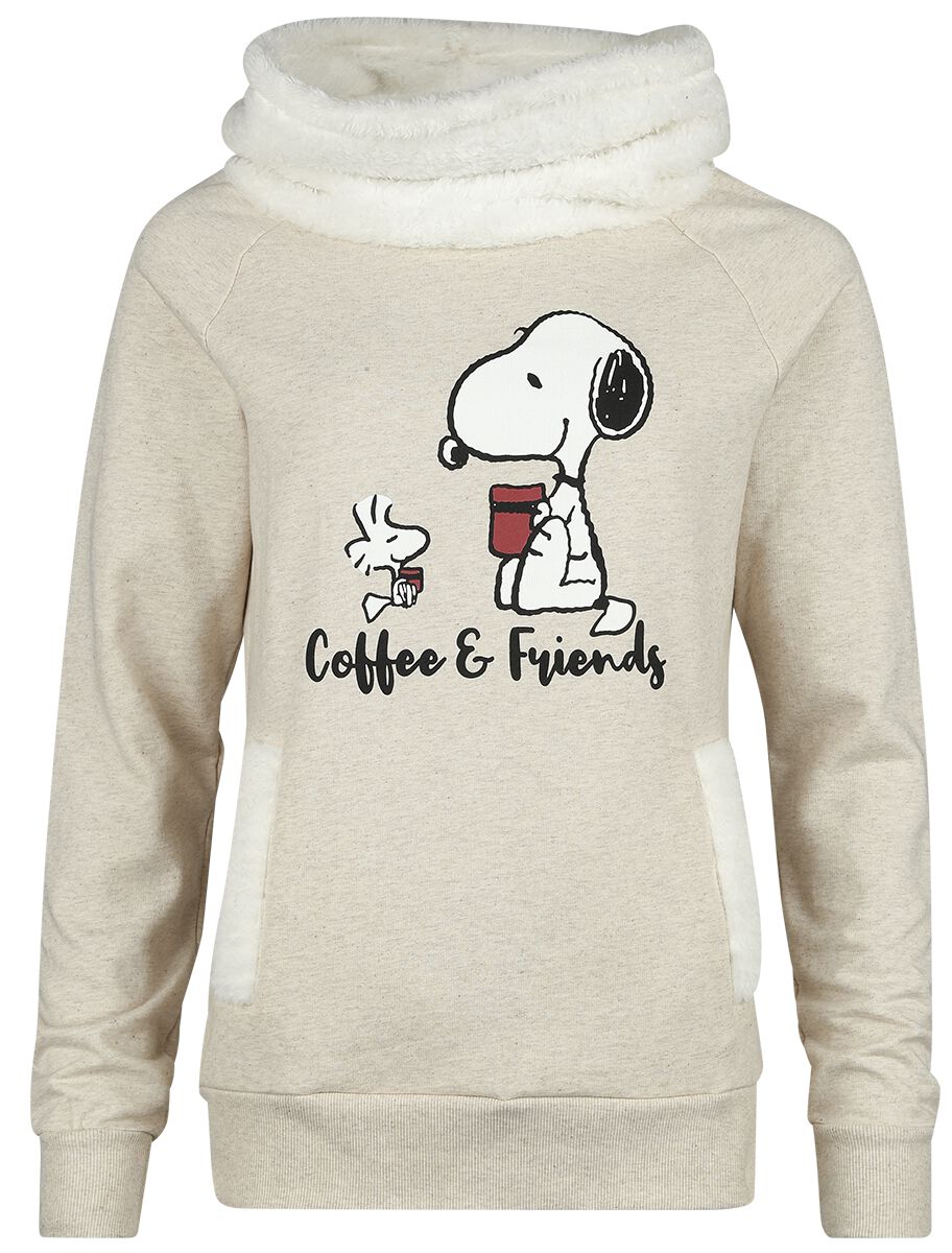 Sweat-shirt Unicorn de Snoopy - Coffee & Friends - S à XXL - pour Femme - beige - Snoopy