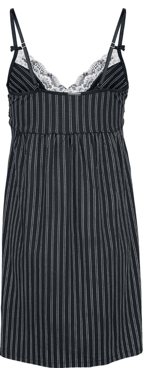 Chemise de nuit Rockabilly de Vive Maria - French Daddy - Chemise de Nuit - XS à XL - pour Femme - noir/blanc - Vive Maria - View 2