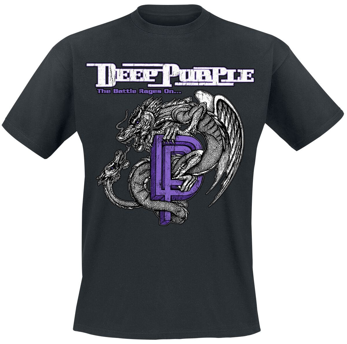 T-Shirt Manches courtes  de Deep Purple - Battle rages on - S à XXL - pour Homme - noir - Deep Purple