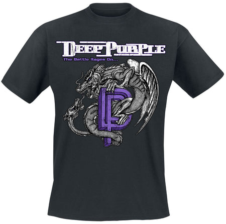 T-Shirt Manches courtes  de Deep Purple - Battle rages on - S à XXL - pour Homme - noir - Deep Purple