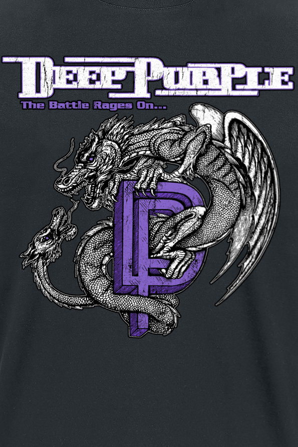 T-Shirt Manches courtes  de Deep Purple - Battle rages on - S à XXL - pour Homme - noir - Deep Purple - View 2