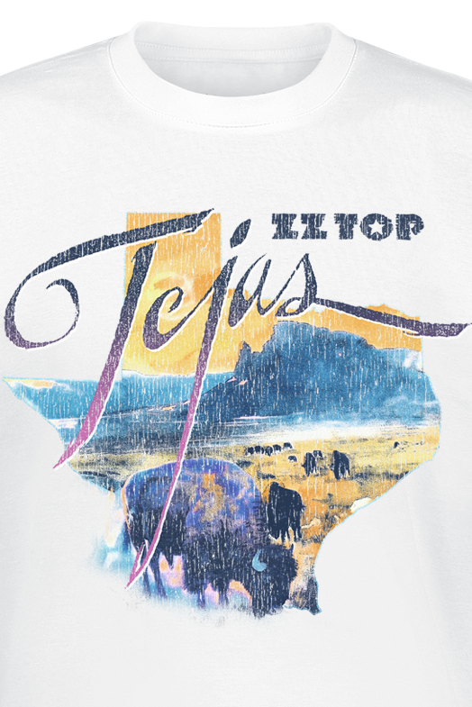 T-Shirt Manches courtes  de ZZ Top - Tejas - S à L - pour Homme - blanc - ZZ Top - View 2