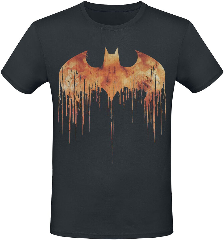 T-Shirt Manches courtes  de Batman - Batman - Logo - M à 3XL - pour Homme - noir - Batman