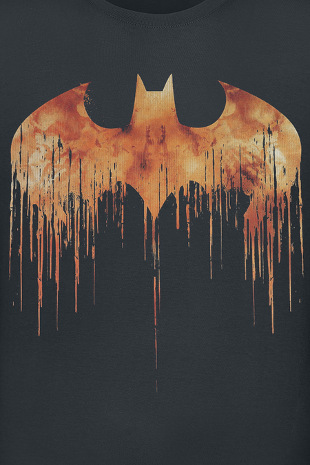 T-Shirt Manches courtes  de Batman - Batman - Logo - M à 3XL - pour Homme - noir - Batman - View 2