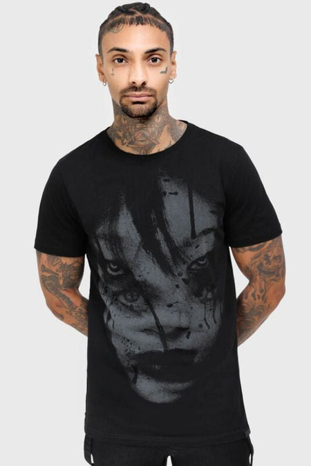 T-Shirt Manches courtes Gothic de KIHILIST by KILLSTAR - Grim Fusion T-Shirt - L à XL - pour Homme - noir - KIHILIST by KILLSTAR