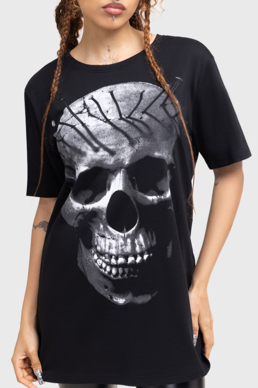 T-Shirt Manches courtes Gothic de KIHILIST by KILLSTAR - Moonlit Reaper T-Shirt - M à L - pour Homme - noir - KIHILIST by KILLSTAR - View 2