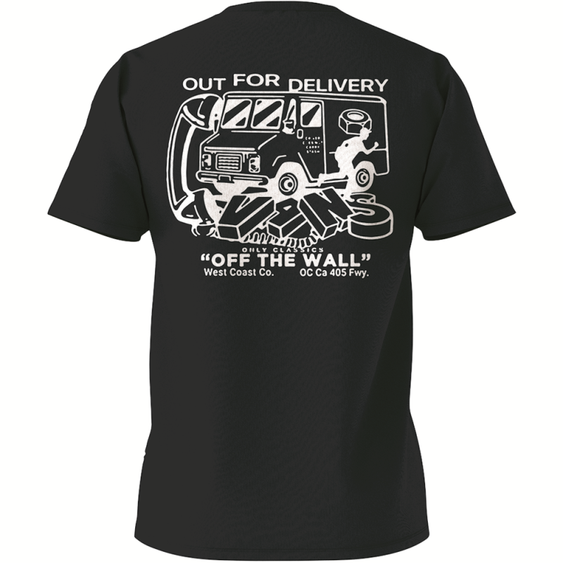 T-Shirt Manches courtes  de Vans - Next Stop - S à M - pour Homme - noir - Vans - View 2