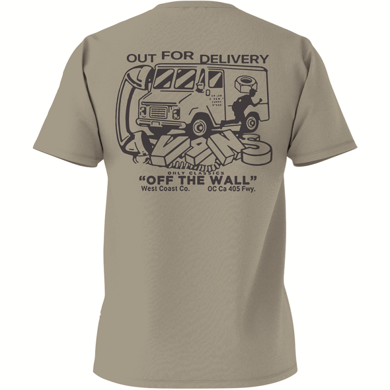 T-Shirt Manches courtes  de Vans - Sweat À Capuche New Stax - S à XXL - pour Homme - gris - Vans - View 2