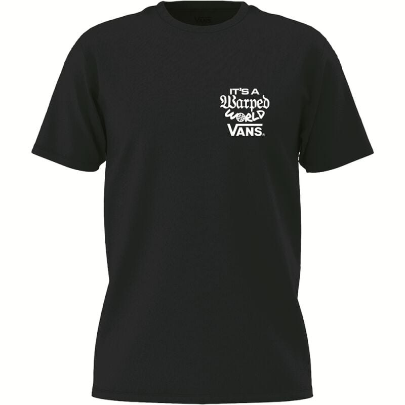 T-Shirt Manches courtes  de Vans - Warped World - S à M - pour Homme - noir - Vans