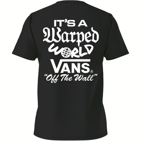 T-Shirt Manches courtes  de Vans - Warped World - S à M - pour Homme - noir - Vans - View 2