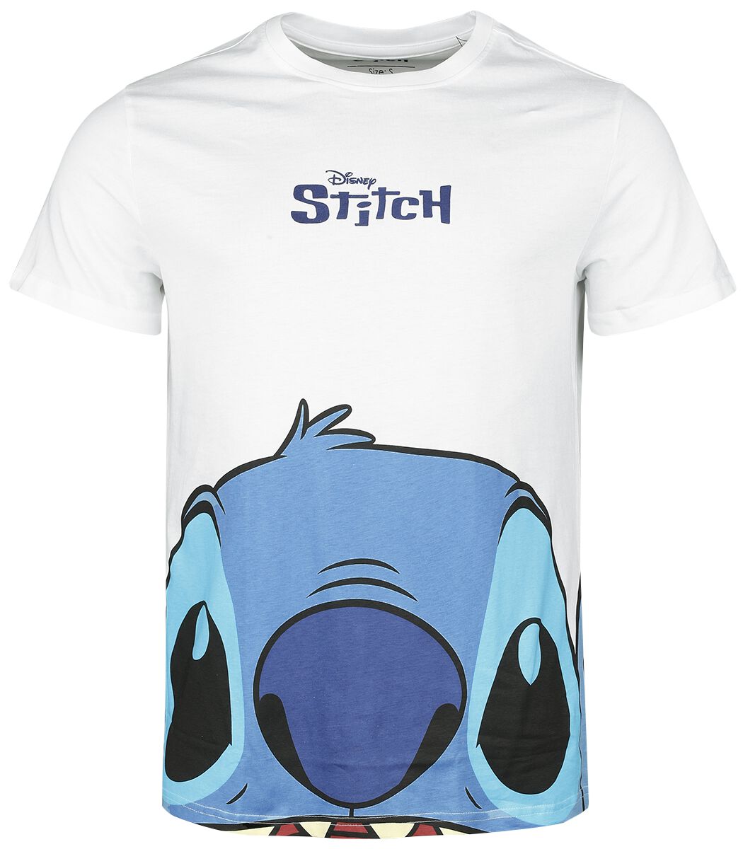 T-Shirt Manches courtes Disney de Lilo & Stitch - Stitch - S à XXL - pour Femme - blanc - Lilo & Stitch