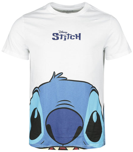 T-Shirt Manches courtes Disney de Lilo & Stitch - Stitch - S à XXL - pour Femme - blanc - Lilo & Stitch