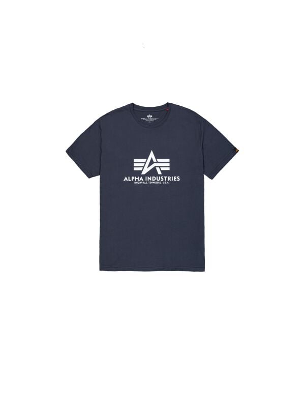 T-Shirt Manches courtes  de Alpha Industries - Basic - T-Shirt - S à M - pour Homme - marine - alpha industries