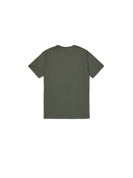 T-Shirt Manches courtes  de Alpha Industries - T-Shirt Logo Satin - S à XXL - pour Homme - olive - alpha industries - View 2