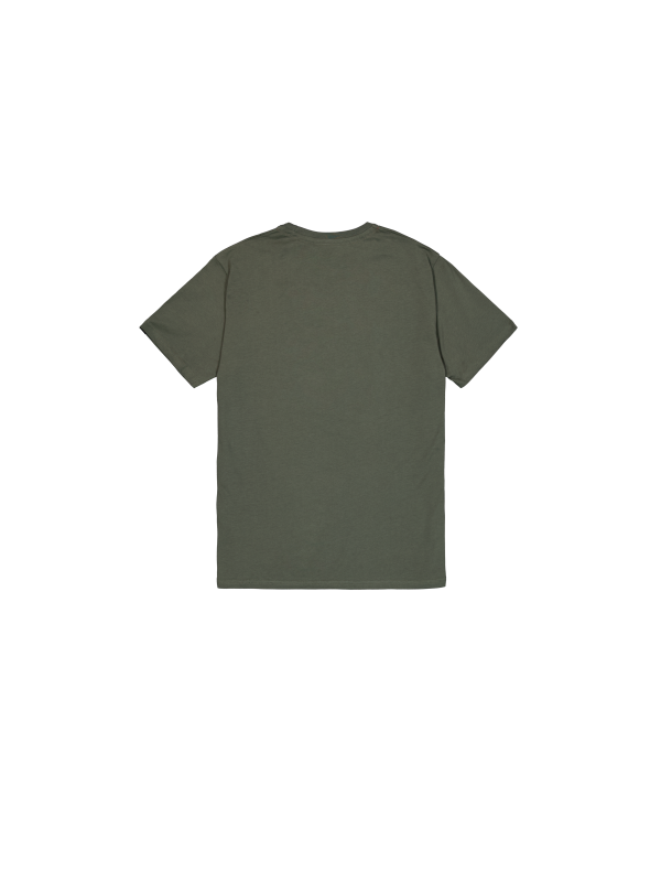 T-Shirt Manches courtes  de Alpha Industries - T-Shirt Logo Satin - S à XXL - pour Homme - olive - alpha industries - View 2