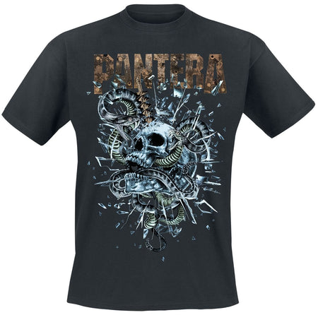 T-Shirt Manches courtes  de Pantera - Skull & Snakes - L à 3XL - pour Homme - noir - Pantera