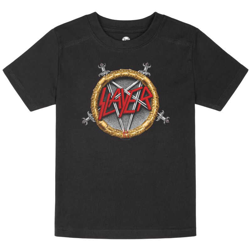 T-shirt  de Slayer - Metal-Kids - Pentagram - 128 à 152 - pour filles & garçonse - noir - Slayer