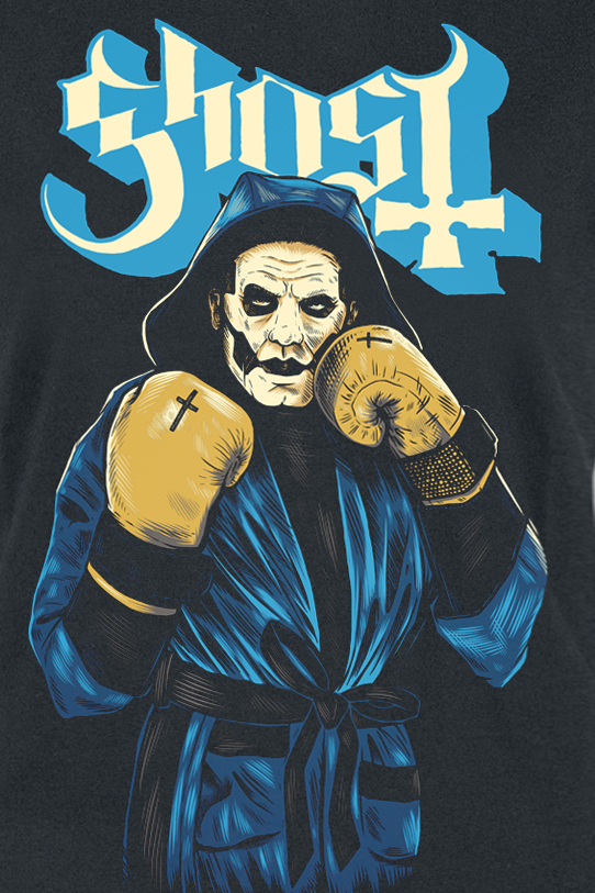 T-Shirt Manches courtes Disney de Ghost - Papa Prize Fighter - M à XL - pour Femme - noir - Ghost - View 2