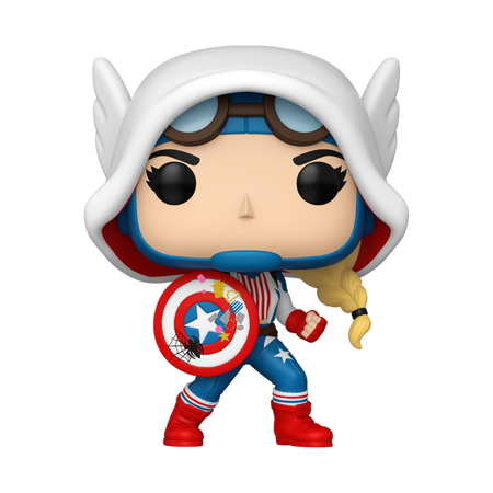 Captain America - Cap-Gwen - Funko Pop! n°1486 - Funko Pop! - Funko Shop Europe - Captain America - View 2