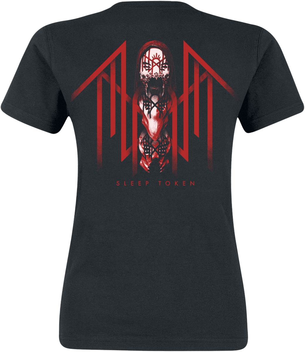 T-Shirt Manches courtes  de Sleep Token - Totem - S à XXL - pour Femme - noir - Sleep Token - View 2