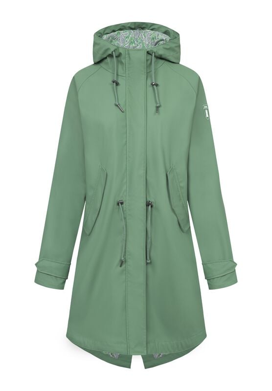 Imperméable  de Derbe Hamburg - Friese Traveby Paisley - XS à M - pour Femme - vert - derbe hamburg