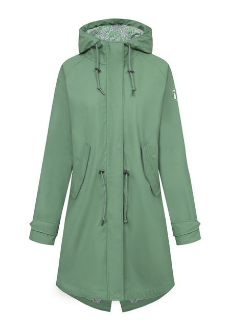 Imperméable  de Derbe Hamburg - Friese Traveby Paisley - XS à L - pour Femme - vert - derbe hamburg
