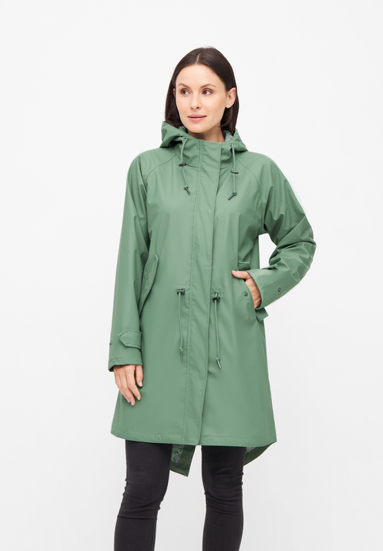 Imperméable  de Derbe Hamburg - Friese Traveby Paisley - XS à L - pour Femme - vert - derbe hamburg - View 2
