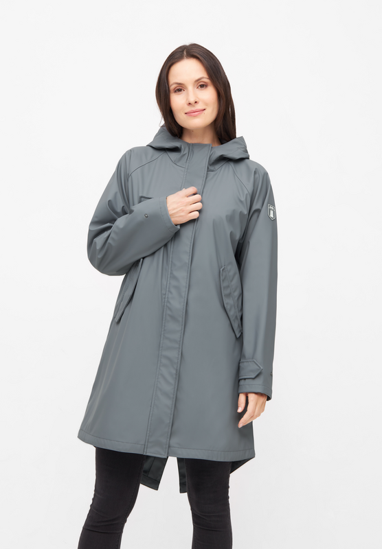 Imperméable  de Derbe Hamburg - Friese Traveby - XS à L - pour Femme - gris - derbe hamburg - View 2