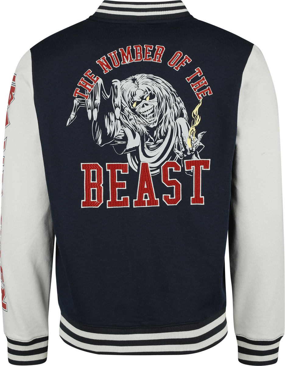 Veste Varsity  de Iron Maiden - NOTB Coaches - S à 4XL - pour Homme - multicolore - Iron Maiden - View 2