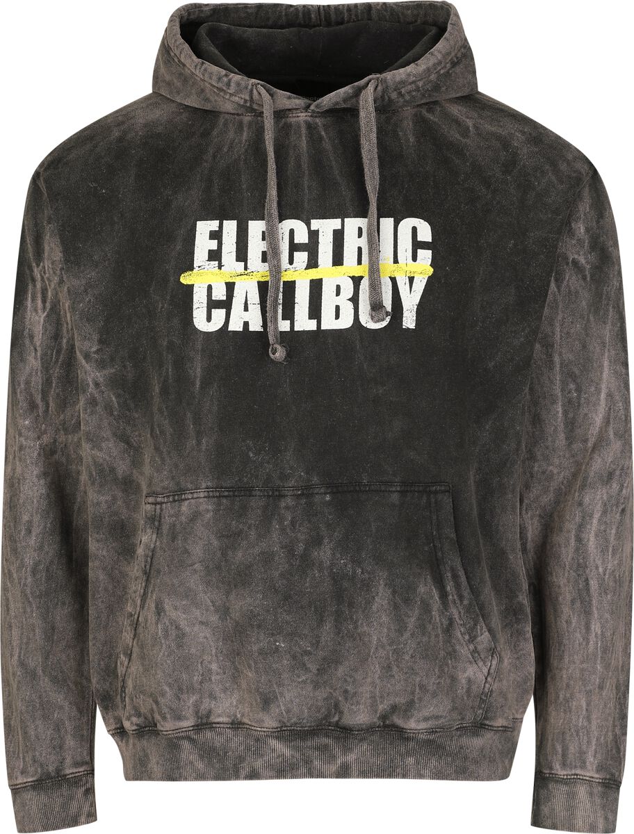 Sweat-shirt à capuche  de Electric Callboy - Spray Smile - M à XXL - pour Homme - gris - Electric Callboy