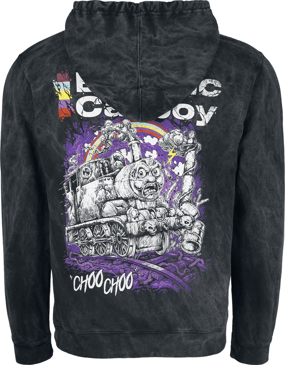 Sweat-shirt à capuche  de Electric Callboy - Choo Choo - S à L - pour Homme - anthracite - Electric Callboy - View 2