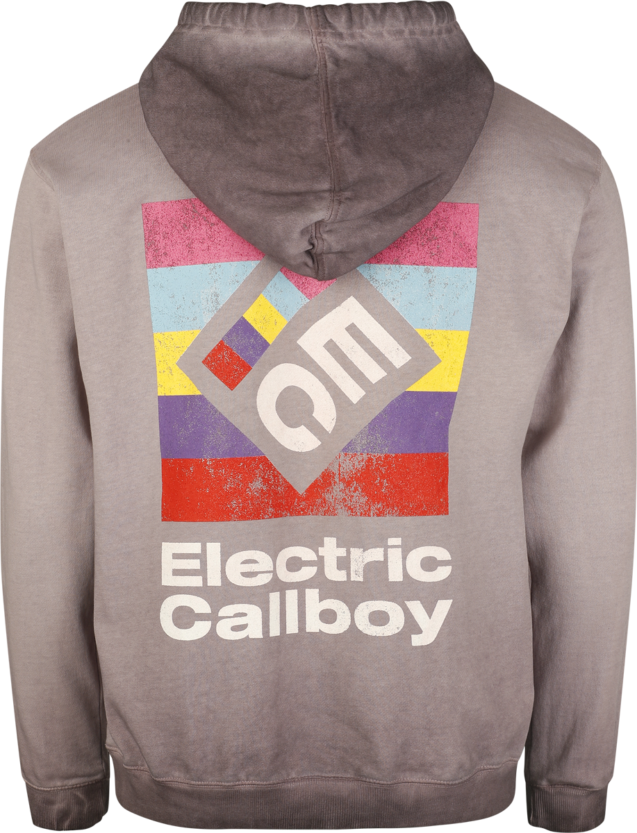 Sweat-shirt à capuche  de Electric Callboy - Square Logo - S à XXL - pour Homme - lilas - Electric Callboy - View 2