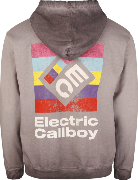 Sweat-shirt à capuche  de Electric Callboy - Square Logo - S à XXL - pour Homme - lilas - Electric Callboy - View 2