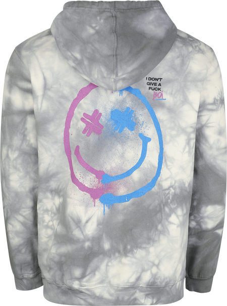 Sweat-shirt à capuche  de Electric Callboy - Fuck Boi - L à XL - pour Femme - blanc/gris - Electric Callboy - View 2