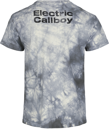 T-Shirt Manches courtes  de Electric Callboy - Fuck Boi - S à 4XL - pour Homme - blanc/gris - Electric Callboy - View 2