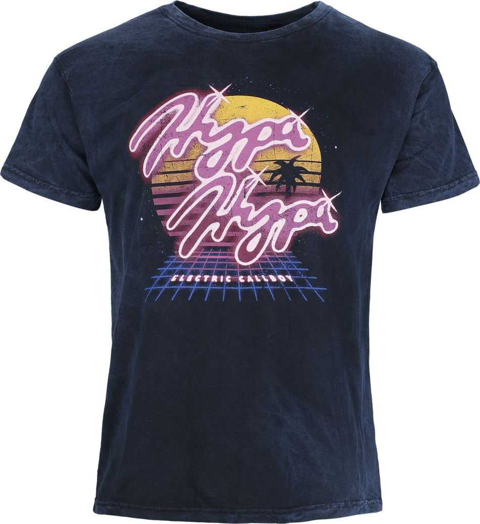 T-Shirt Manches courtes  de Electric Callboy - Hypa Hypa - M à XL - pour Homme - bleu foncé - Electric Callboy