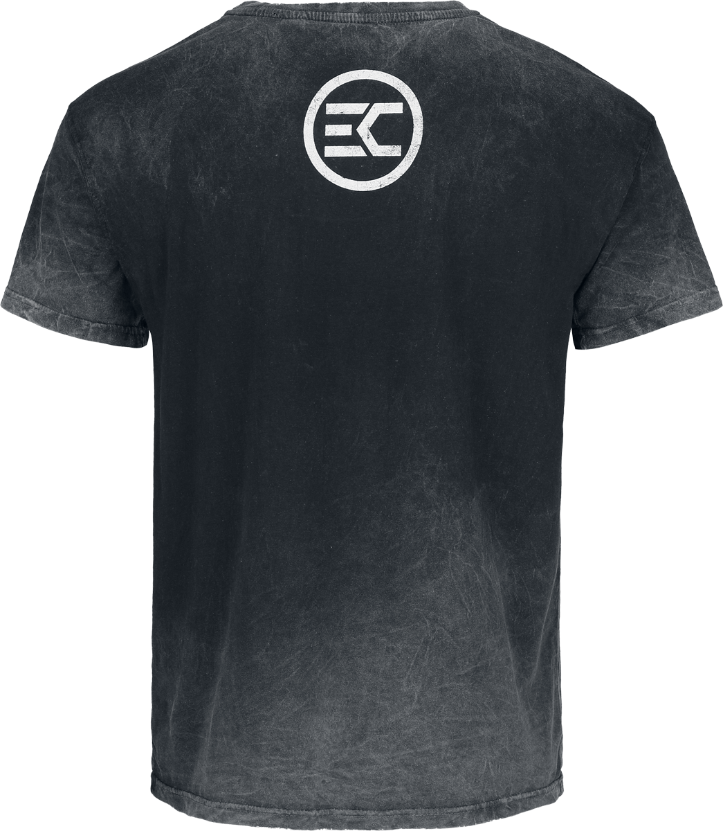 T-Shirt Manches courtes  de Electric Callboy - Square Logo - S à XXL - pour Homme - gris - Electric Callboy - View 2