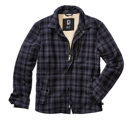 Veste mi-saison  de Brandit - Classic Sherpa Jacket - S à M - pour Homme - anthracite/noir - Brandit