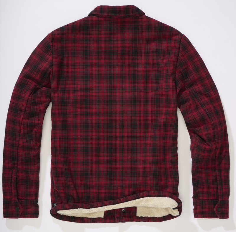 Veste mi-saison  de Brandit - Classic Sherpa Jacket - S à M - pour Homme - rouge/noir - Brandit - View 2