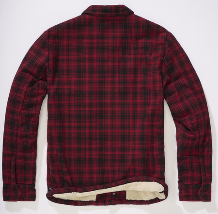 Veste mi-saison  de Brandit - Classic Sherpa Jacket - S à M - pour Homme - rouge/noir - Brandit - View 2