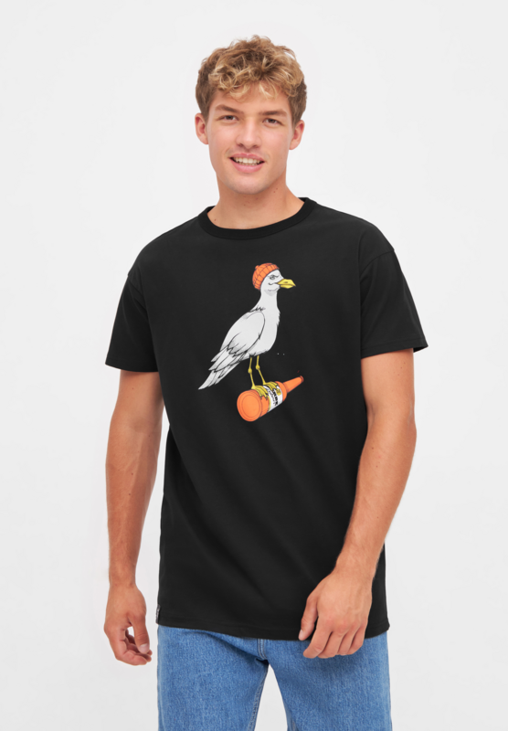 T-Shirt Manches courtes  de Derbe Hamburg - Sturmmöwe - S à M - pour Homme - noir - derbe hamburg - View 2