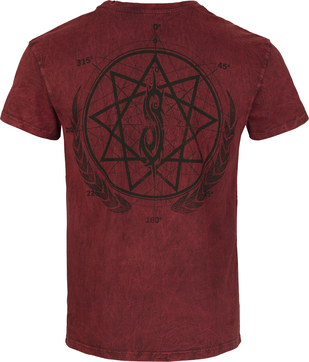 T-Shirt Manches courtes  de Slipknot - Blurry - S à 4XL - pour Unisexe - rouge - Slipknot - View 2