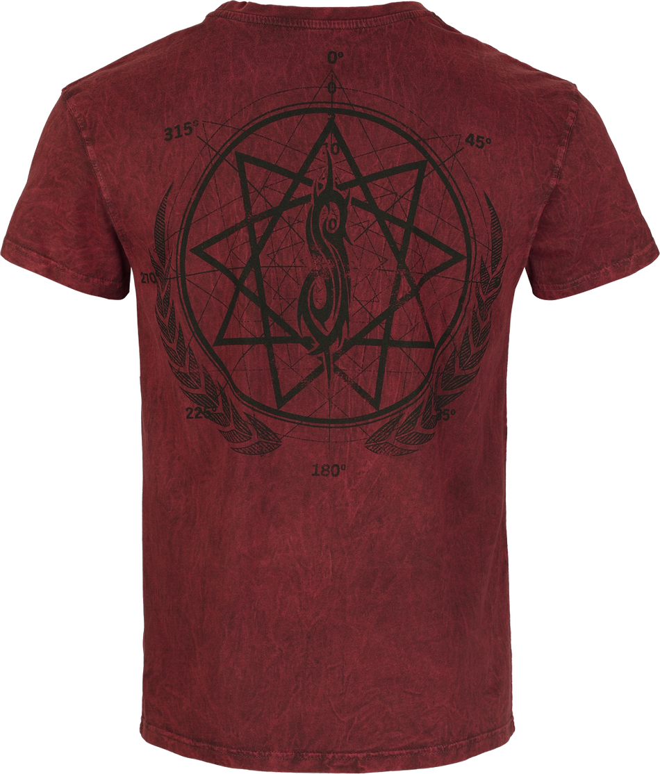 T-Shirt Manches courtes  de Slipknot - Blurry - S à 4XL - pour Unisexe - rouge - Slipknot - View 2