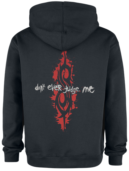 Sweat-shirt à capuche  de Slipknot - Amplified Collection - Don't Judge Dark Night - S à 3XL - pour Homme - noir - Slipknot - View 2