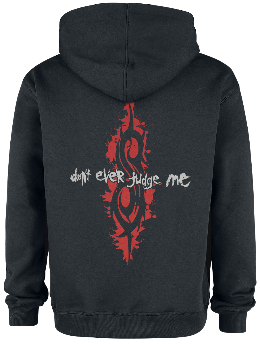 Sweat-shirt à capuche  de Slipknot - Amplified Collection - Don't Judge Dark Night - S à 3XL - pour Homme - noir - Slipknot - View 2