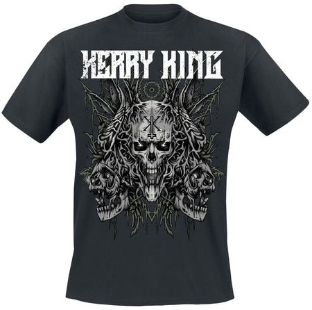 T-Shirt Manches courtes  de Kerry King - Multi Skull Green - S à M - pour Homme - noir - Kerry King