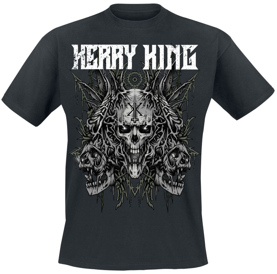 T-Shirt Manches courtes  de Kerry King - Multi Skull Green - S à M - pour Homme - noir - Kerry King