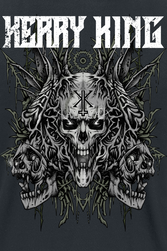 T-Shirt Manches courtes  de Kerry King - Multi Skull Green - S à M - pour Homme - noir - Kerry King - View 2