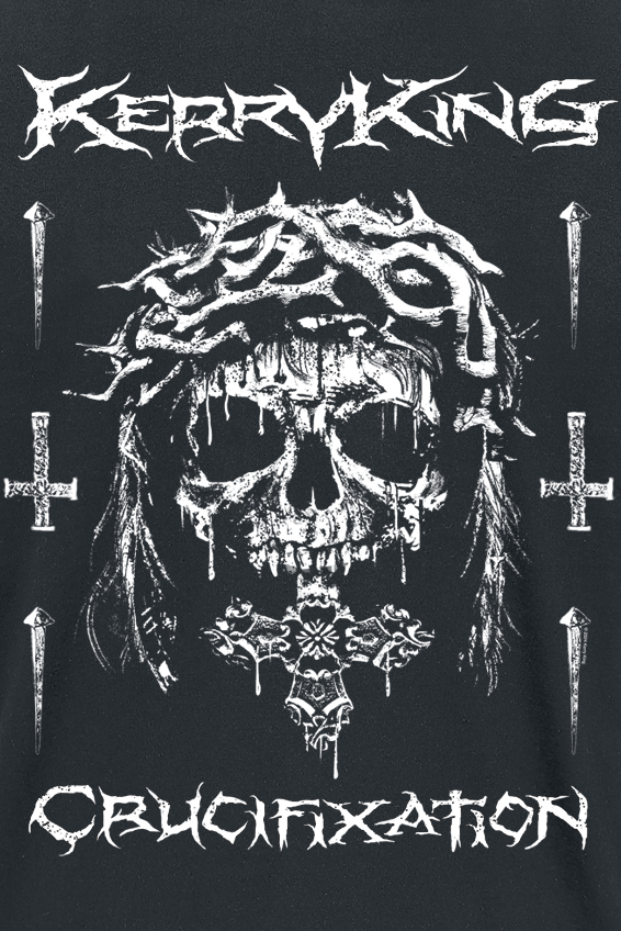 T-Shirt Manches courtes  de Kerry King - Crucifixion - S à M - pour Homme - noir - Kerry King - View 2