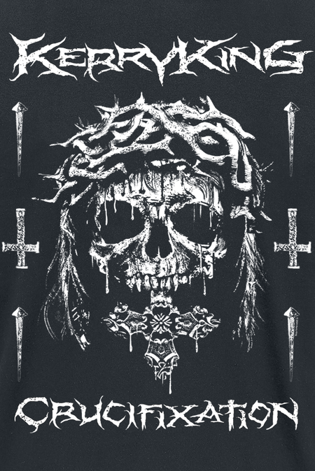 T-Shirt Manches courtes  de Kerry King - Crucifixion - S à M - pour Homme - noir - Kerry King - View 2